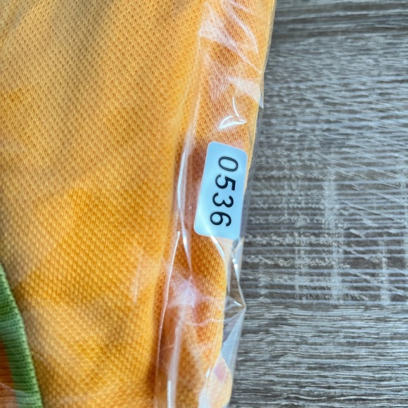 Vintage Kenzo Yellow Collard Floral Embroidered Golf Polo Mens Size 2 - Picture 11 of 11